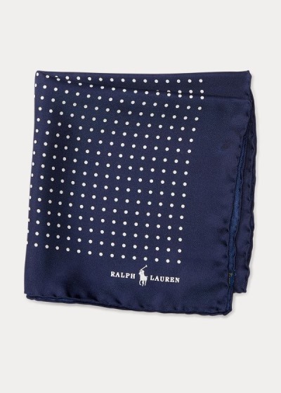 Pánské Čtvercové Šátky Polo Ralph Lauren Polka-Dot Silk Pocket - 69257-IPGK